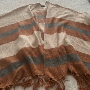 Wool poncho